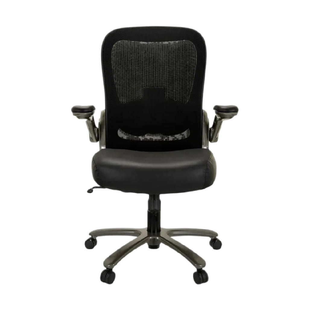**Chaise de bureau ergonomique avec soutien lombaire ajustable et roulettes**